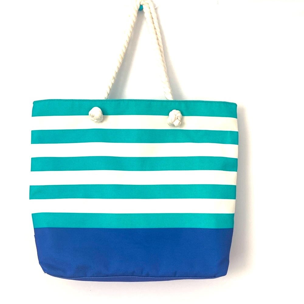 Clinique Stripes Tote Bag